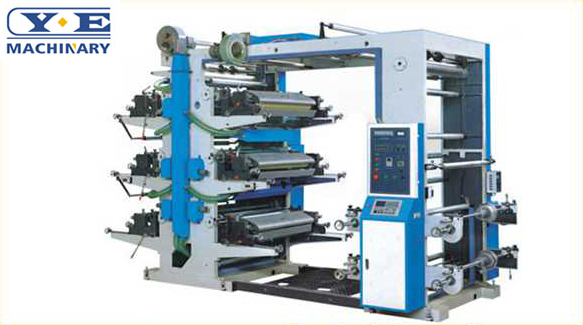 Six Color Flexographic Printing Machine