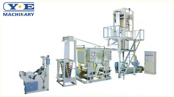 PE film blowing machine in-line 2color Gravure printer