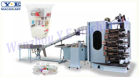 3-8Colors Plastic Disposable Cup Offset Printing Machine