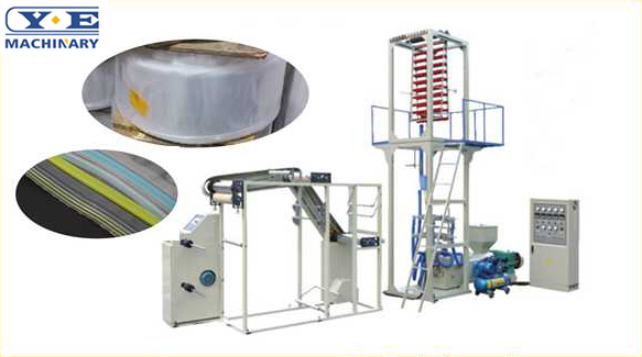 Zip lock film blowing machine